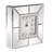 Mirror Electric Tabletop Clock in