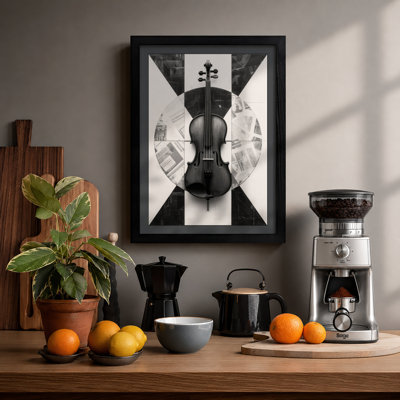 Violin Symmetry Modern - Print