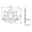 Tablette flottante Serene Lotus