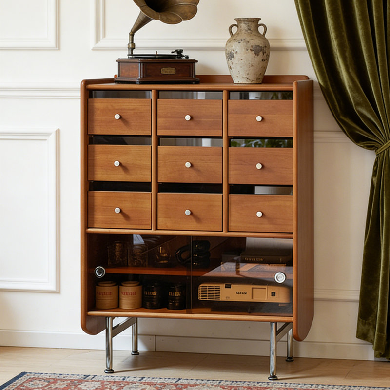 Armoire d'appoint moderne et antique