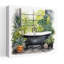 Bathtub Sanctuary 1 Rustic Serene Abstract Landscape Nature Wall Art Print 1 Piece Wrapped Canvas Wall Art-136077958
