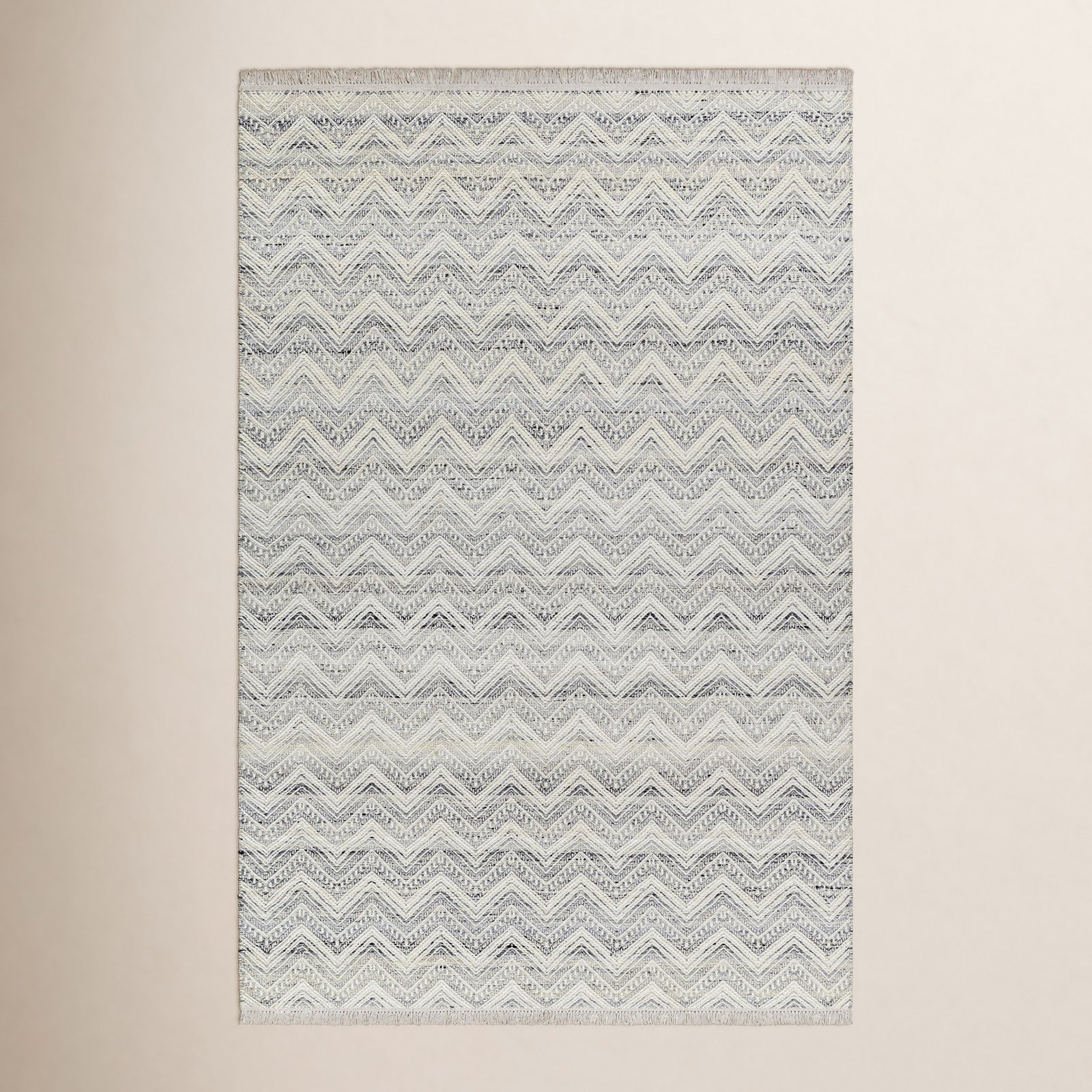 Bradson Flatweave Chevron Rug, Rectangle 8'10" x 12'