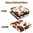 Go-Poufs Knock-Down Small Cube Faux Fur Storage Ottoman |12"x12"x12"-119360873