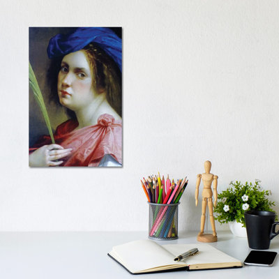Self Portrait As A Martyr, C.1615 by Artemisia Gentileschi - Wrapped Canvas Painting
