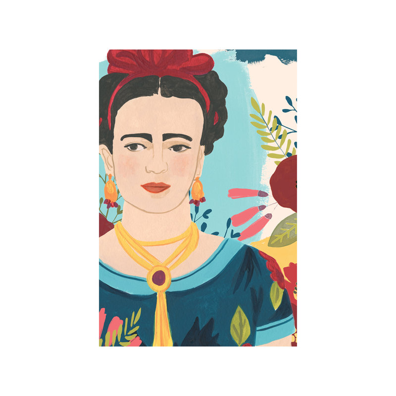Frida's Garden I by June Erica Vess - Wrapped Canvas Painting, 66.04 cm H x 45.72 cm W x 1.91 cm D