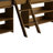TWIN SIZE WOODEN LOFT BED IN WALNUT-1420488016