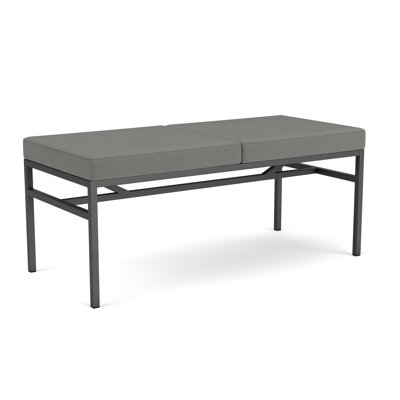 Avon Rx Healthcare Waiting Reception 2 Seat Bench Metal Frame 550 LB Capacity