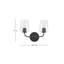 Viva 2 Light Transparent Dimmable Vanity Light-864717448