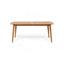 Table de salle à manger d'extérieur en bois d'acacia extensible, teck-1546088626