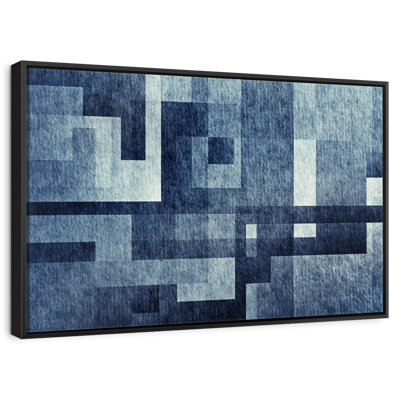 Avery - bleu abstrait créatif