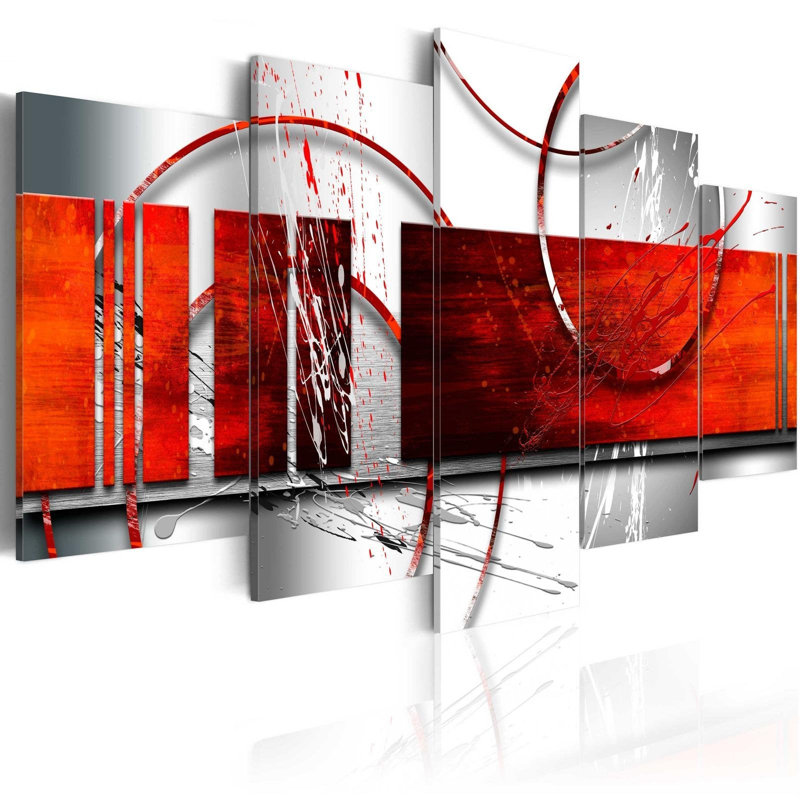 Impression sur toile - thème rouge, H 40 po x l 80 po x P 1 po