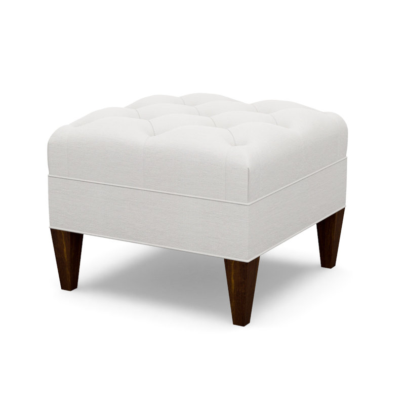 Square Ottoman, Walnut, 9637-80