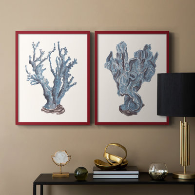 Indigo Reef I-Premium Framed Print -Ready to Hang - No Nails Required - No Nails Required