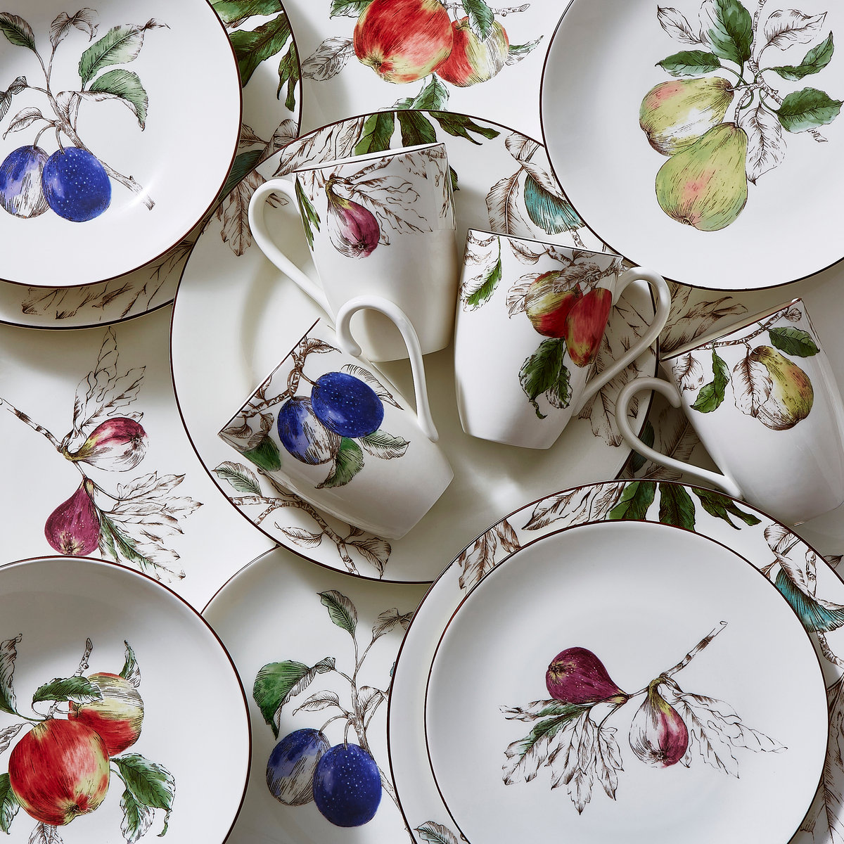 Natures Bounty Porcelain Dinnerware Set