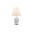Kinton 22.25" Blue/White Standard Lamp