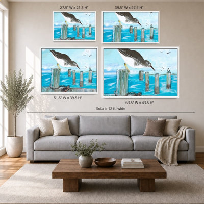 «Sandpiper Pier» par Robin Maria, impression sur toile