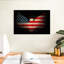 Impression sur toile American Eagle and Flag-92519424