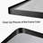 36X36 Inch Black Aluminium Frame Bathroom Mirror-1298685303-1298685280