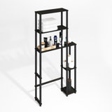 Creekside Freestanding Over-The-Toilet Bathroom Shelves, Storage Rack with 5 Shelves