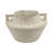 Textured Terracotta Decorative Vase with Dual Handles Modern Accent for Floral Arrangements