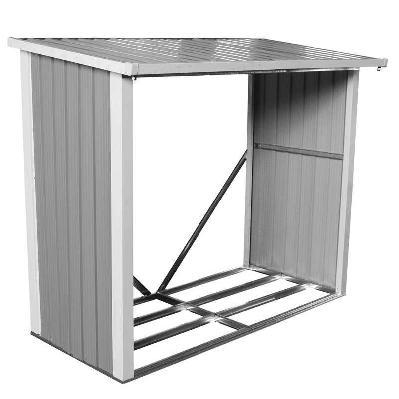 182cm W x 89cm D Metal Log Store