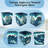 Resin Nautical Wastebasket Sea Turtle Wave Design