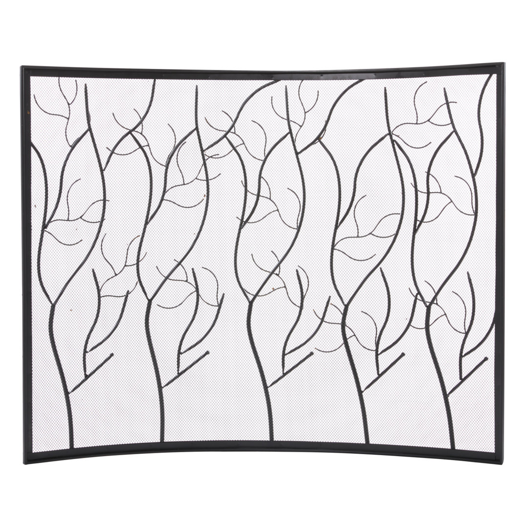 Aashana Iron Fireplace Screen Winston Porter