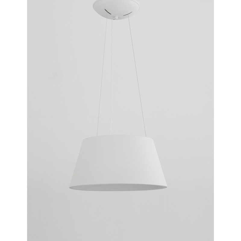 1 - Light LED Cone Pendant, White