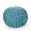 Pouf rond en coton tricoté 20 x 20 Moro-1131037449