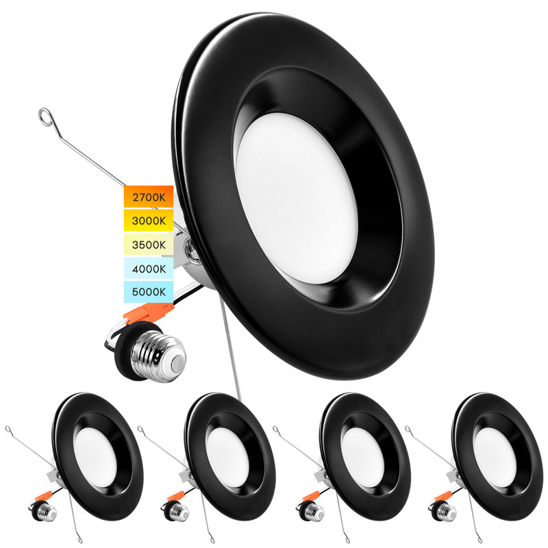 5"/6" Selectable CCT IC LED Retrofit Recessed Lighting Kit