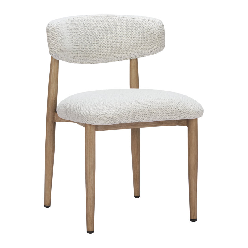 Chaise de salle à manger Bege - blanc