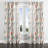 Boho Curtains for bedroom - Red Meadow Ikat Velvet Grommet Curtain - 1 Panel-1323898138-1323898341