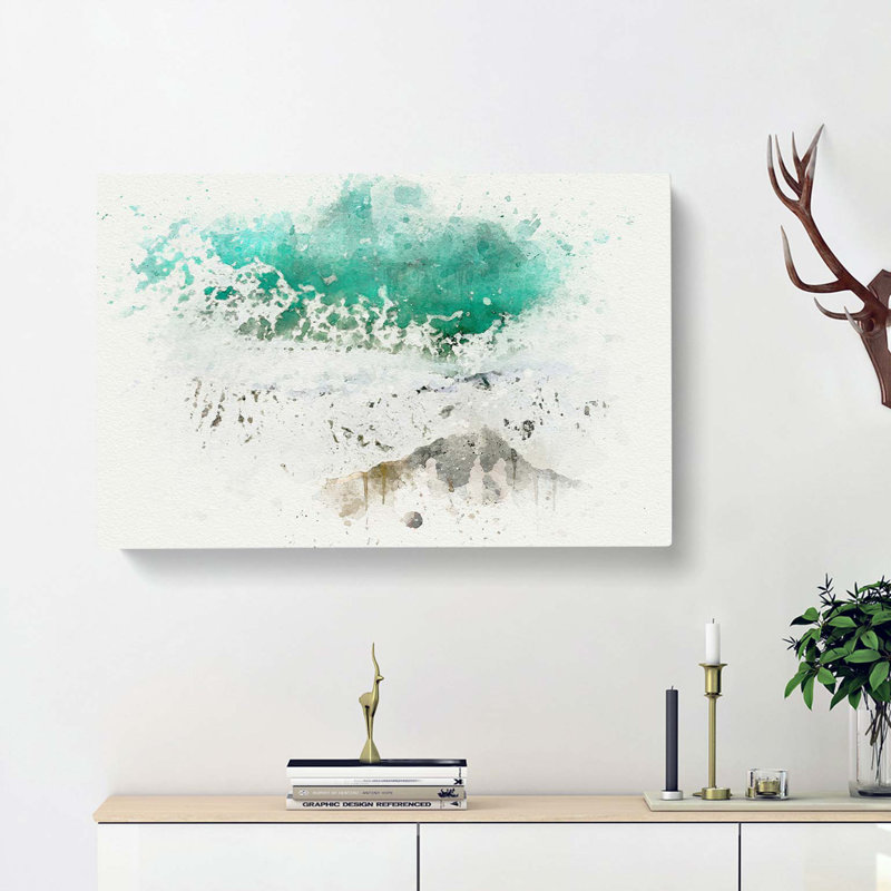 Ocean Dreams In Abstract - Wrapped Canvas, 50cm H x 76cm W x 3cm D