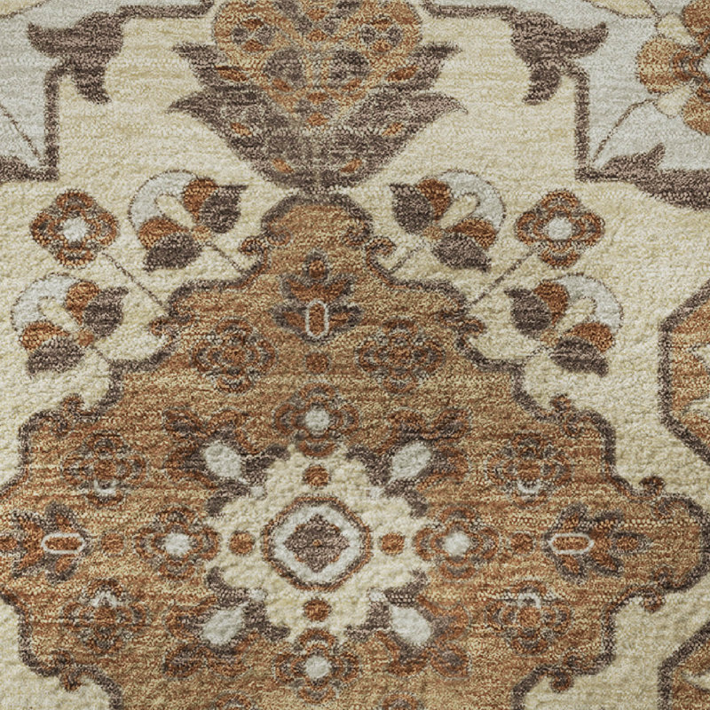 Premium Machine Washable Mayfield AMF1853 Global Rug, Rectangle 1'8" x 2'6"