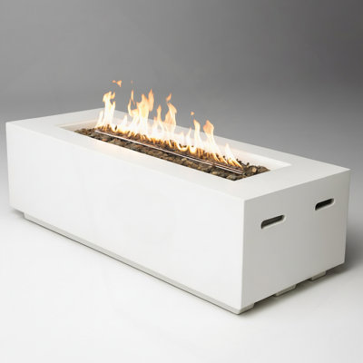 Table d'extérieur pour foyer d'extérieur au propane de 60 000 BTU avec couvercle imperméable