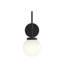 Applique murale 1 lumière noir mat Rigsby-127683764