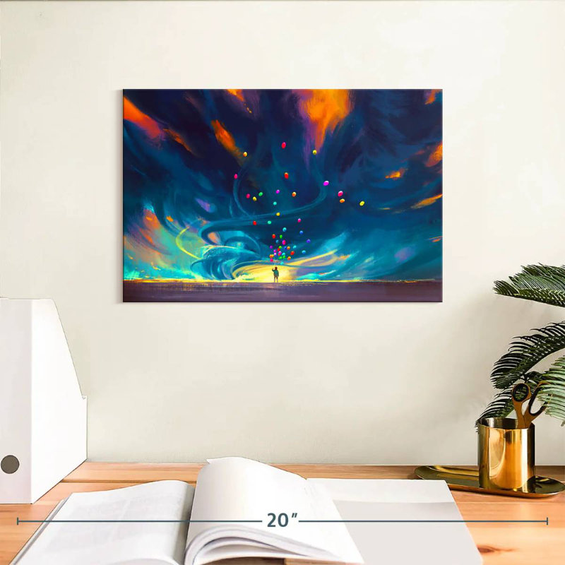 Ashelle fantaisie acrylique, H 8 po x l 12 po