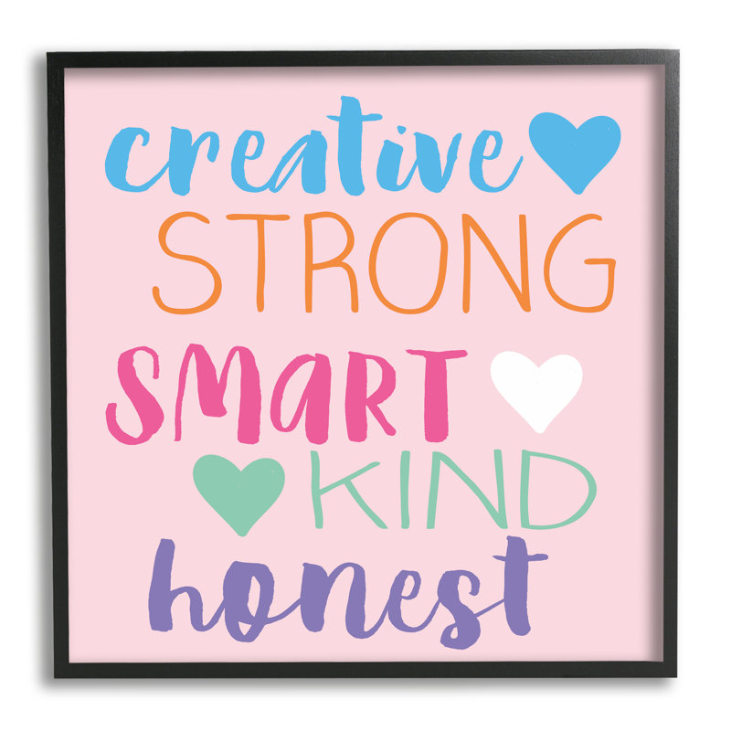 Creative Creative Smart Confidence On Wood par Lula Bijoux & Co., impression, Giclée encadrée noir minuit, H 24 po x l 24 po