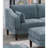Contemporary 5Pcs Modular Sectional Set One Arm Chairs Armless Chair Ottoman L-Shaped Sectional Mineral Morgan Fabric-986343599