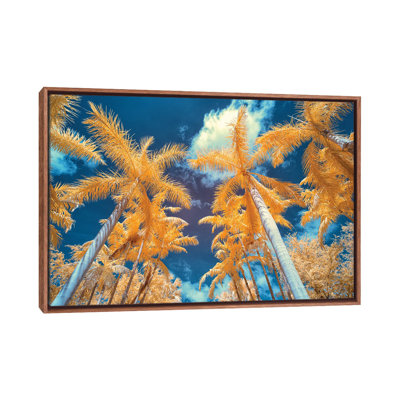 Palm Tree I 1 Piece Floater Frame Wall Art on Canvas
