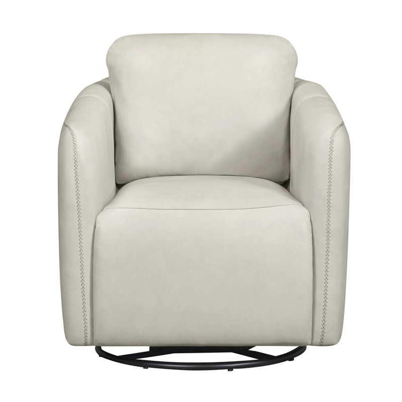 Fauteuil d'appoint pivotant et pivotant, Ivoire Renaissance
