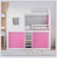 Bunk Wood House Bed With Tent-1497045874-1497045872