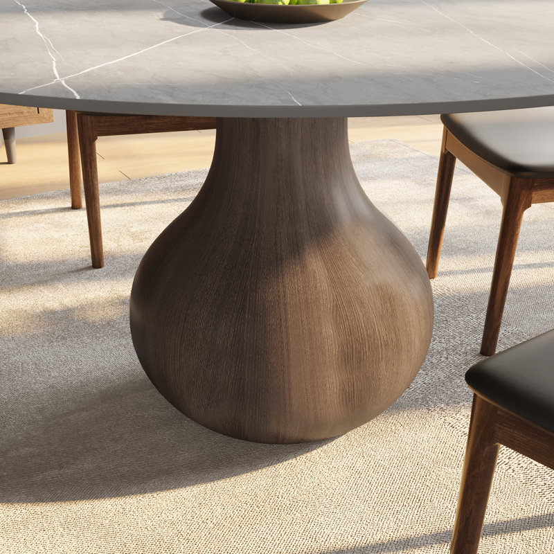 Table de salle à manger Gullveig, H 29,5 po x L 47,24 po x l 47,24 po