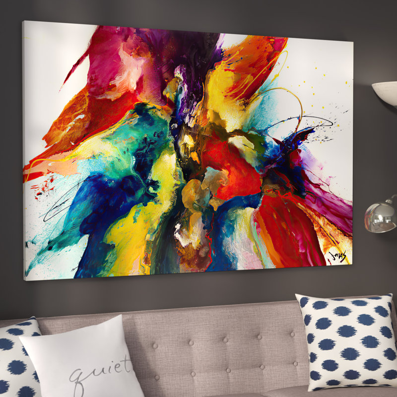 « Flourish III »- Impression sur toile, H 32 po x l 48 po, Toile, Sans cadre