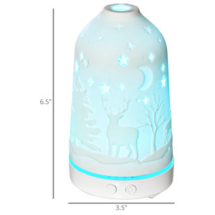 Humidificateur ultrasonique à vapeur froide 0,03 gallons avec humidistat réglable Kaden Ena INC pour 269 pieds cubes