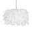Modern Designer Real Feather Drum Lamp Shade with Inner Cotton Lining-1659675076