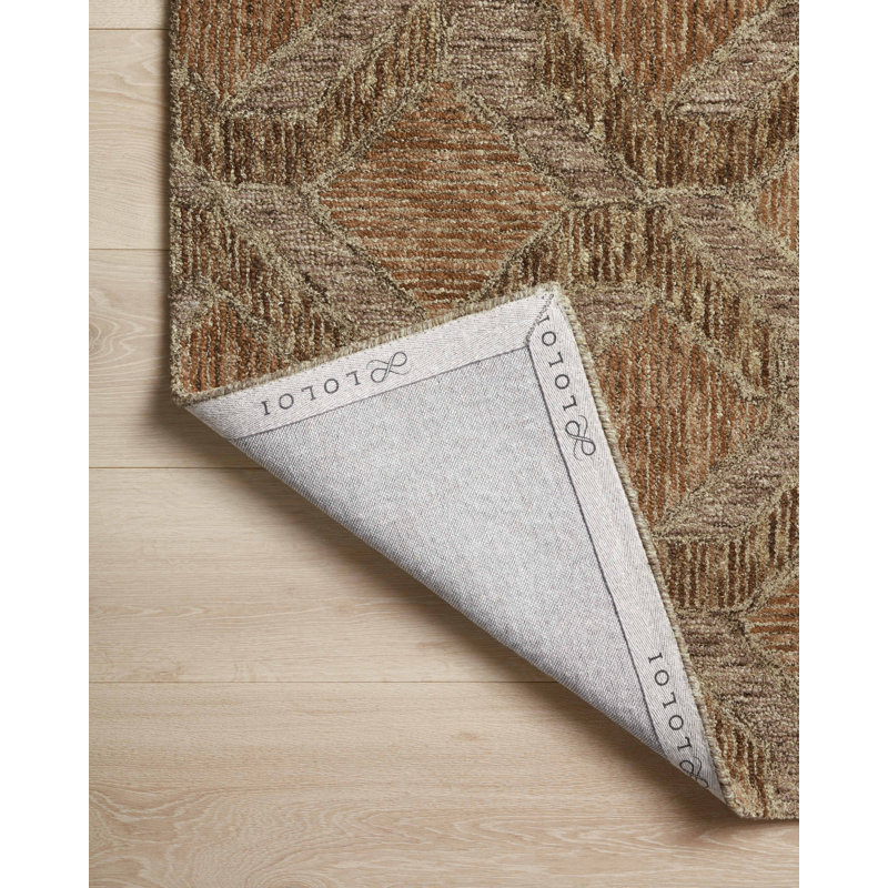 Tapis en laine touffeté à la main Kadidia, Rectangle 7 pi 9 po x 9 pi 9 po