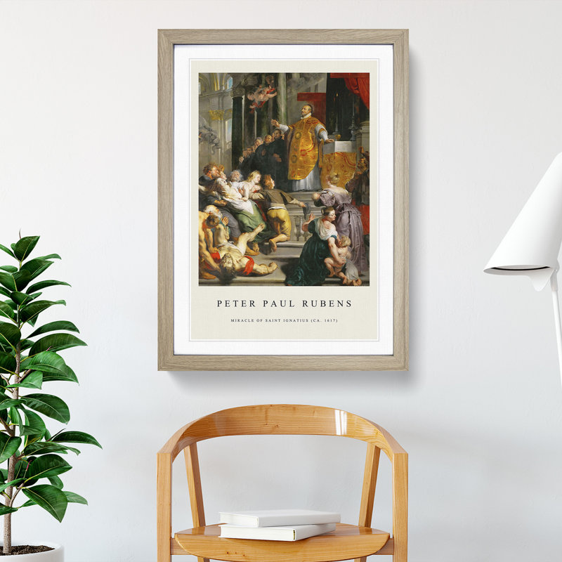 Miracles by Peter Paul Rubens - Picture Frame Painting, 65cm H x 48cm W x 2cm D