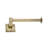 Capri Wall Mounted Brass Towel Bar and Toilet Paper Holder Set with 24" Towel Bar-32735896