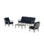 Ensemble de conversation à assise profonde et canapé 4 pièces Oxford-88752633-88752648
